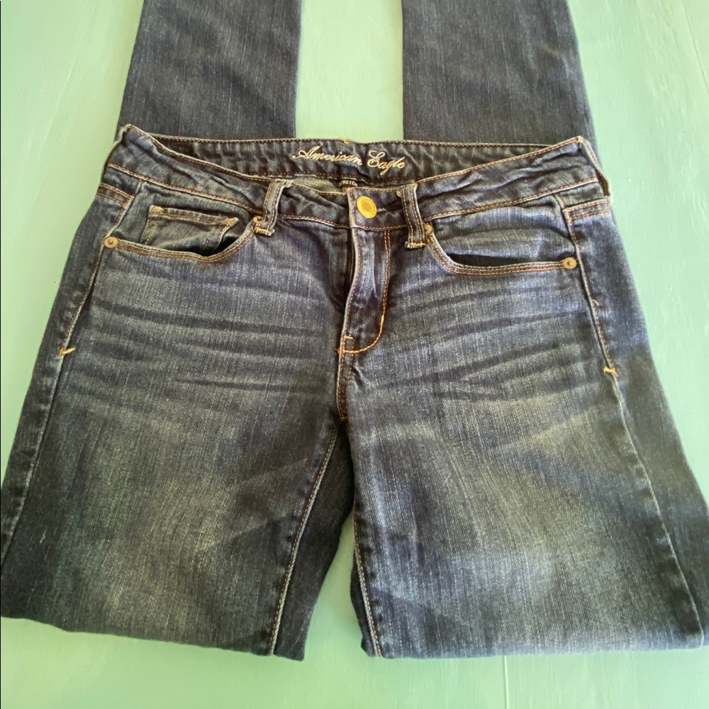 American eagle stretch skinny jeans size 6
